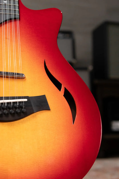 Taylor T5z-12 Classic DLX 12-String Electric Guitar - Cherry Sunburst with Hardshell Case