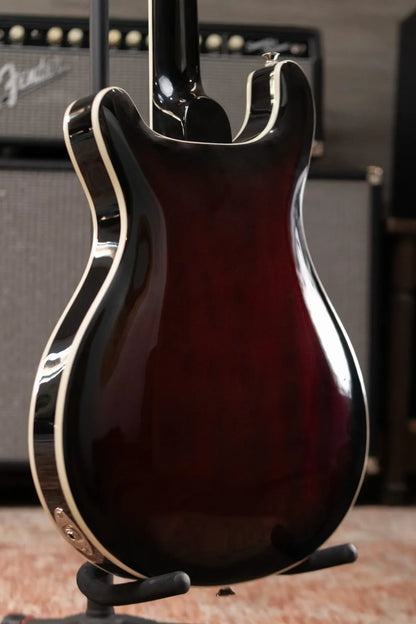 PRS SE Hollowbody Electric Guitar - Fire Red Burst