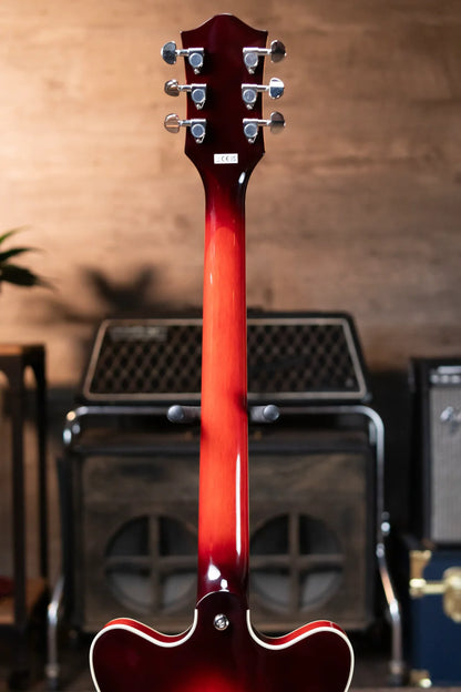 Gretsch G2655 Streamliner Center Block Jr. Double-Cut with Stoptail - Claret Burst