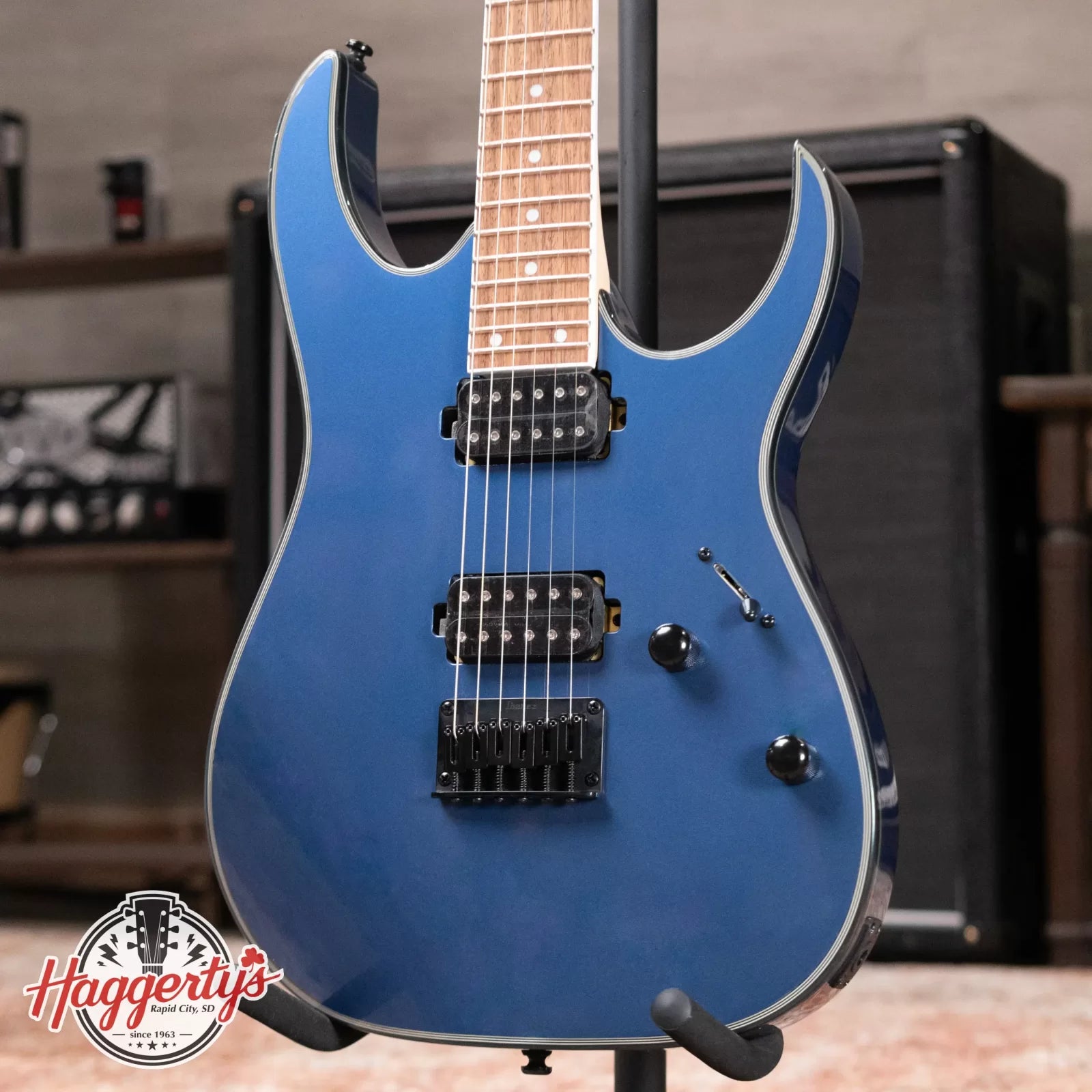 Ibanez RG421EXPBE Electric Guitar - Blue Metallic - Floor Model