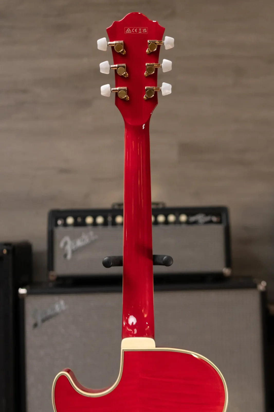 Ibanez GB10SEFMSRR George Benson Signature Hollowbody Electric Guitar - Sapphire Red with Hardshell Case