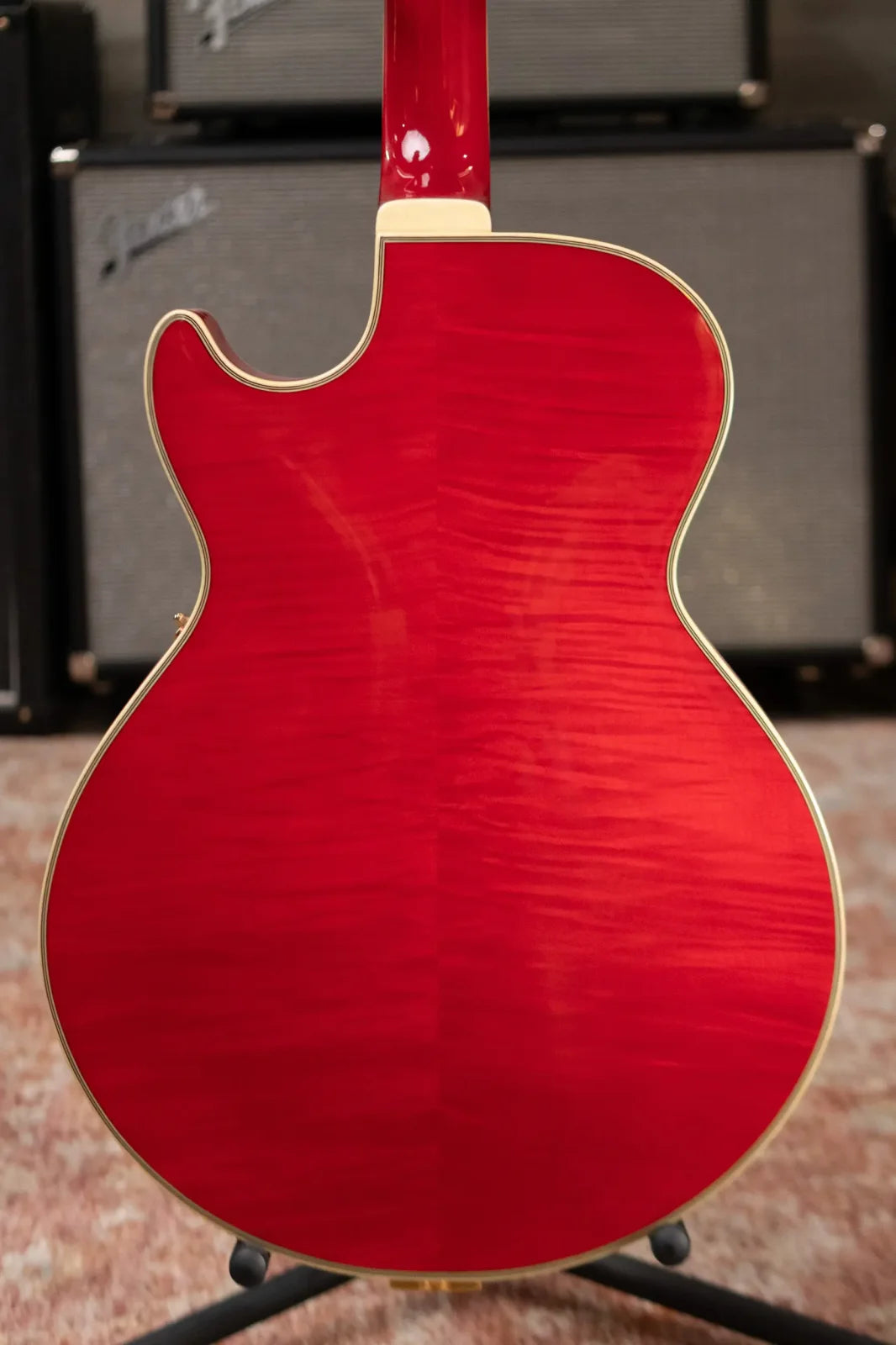 Ibanez GB10SEFMSRR George Benson Signature Hollowbody Electric Guitar - Sapphire Red with Hardshell Case