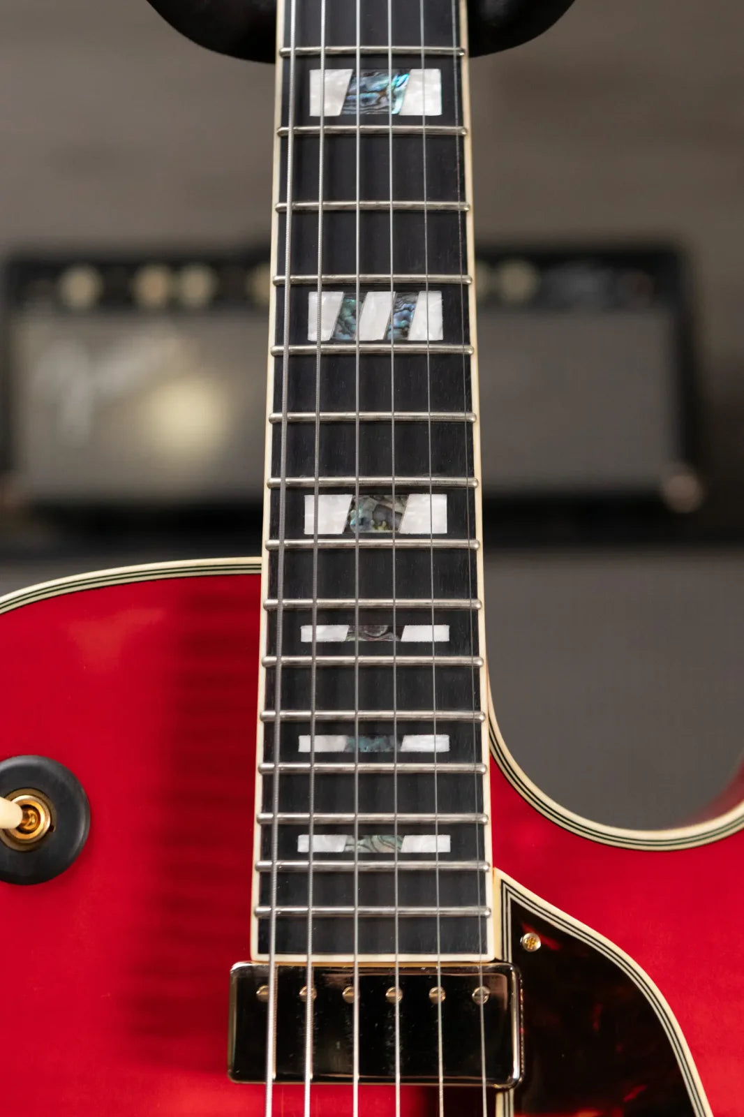 Ibanez GB10SEFMSRR George Benson Signature Hollowbody Electric Guitar - Sapphire Red with Hardshell Case