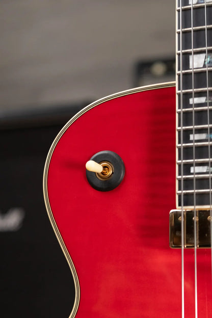 Ibanez GB10SEFMSRR George Benson Signature Hollowbody Electric Guitar - Sapphire Red with Hardshell Case