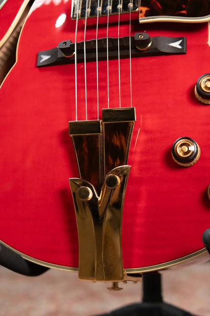 Ibanez GB10SEFMSRR George Benson Signature Hollowbody Electric Guitar - Sapphire Red with Hardshell Case