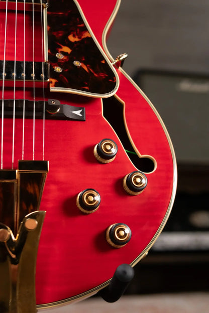Ibanez GB10SEFMSRR George Benson Signature Hollowbody Electric Guitar - Sapphire Red