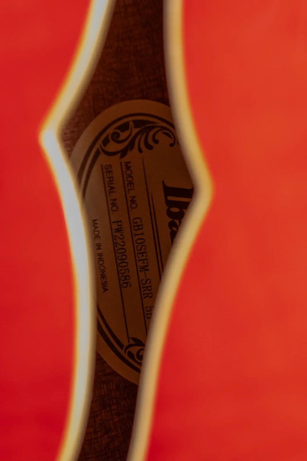 Ibanez GB10SEFMSRR George Benson Signature Hollowbody Electric Guitar - Sapphire Red with Hardshell Case