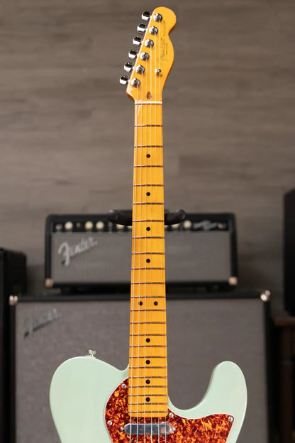 Fender American Professional II Telecaster Thinline - Transparent Surf Green with Hardshell Case