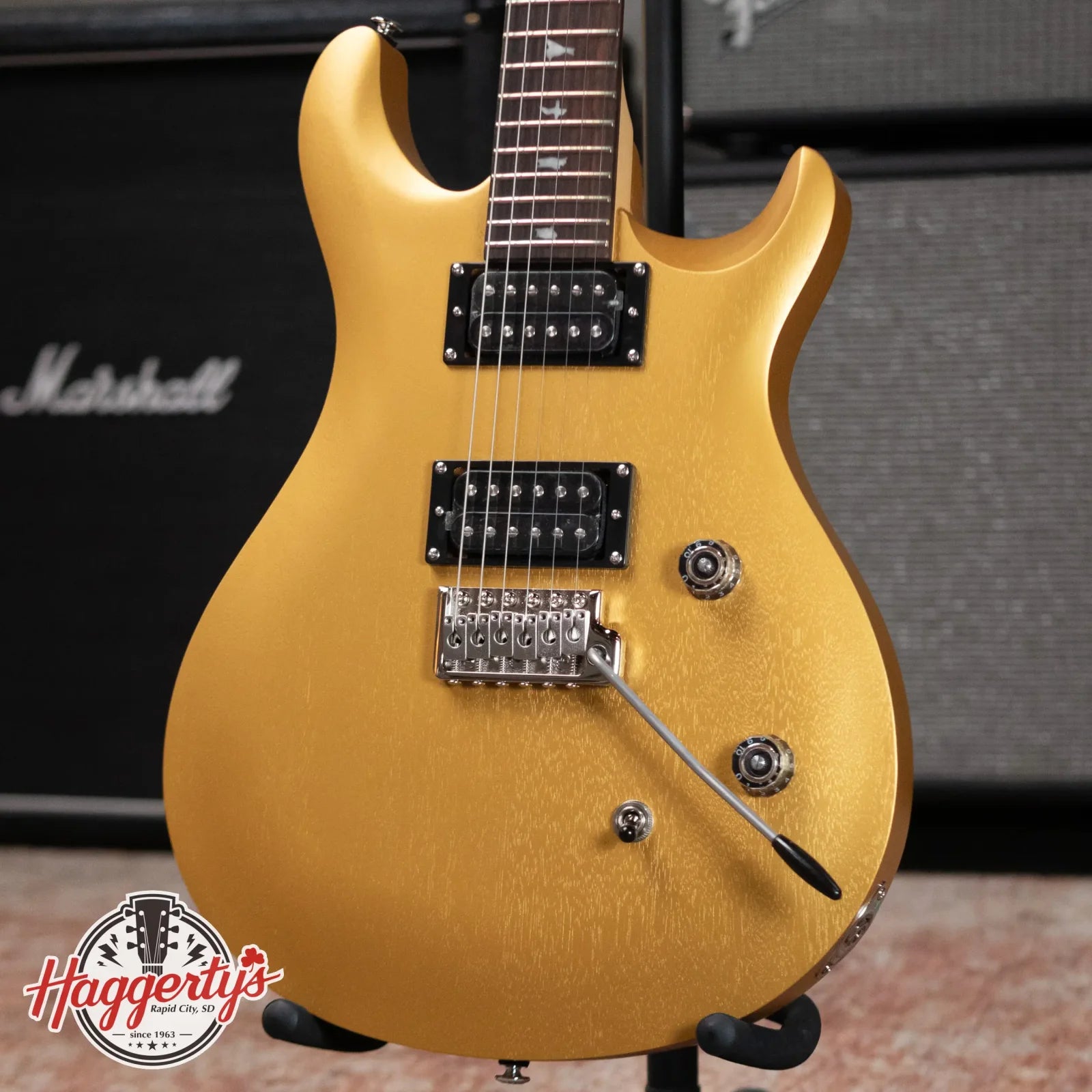 PRS SE CE 24 Standard Satin - Metallic Gold with Gig Bag