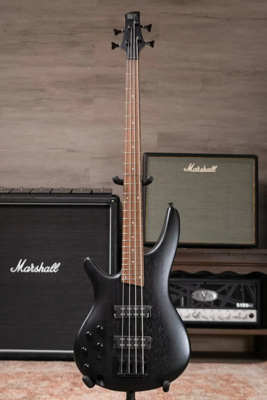 Ibanez SR300EBLWK Standard 4-String Electric Bass Left-Handed - Weathered Black