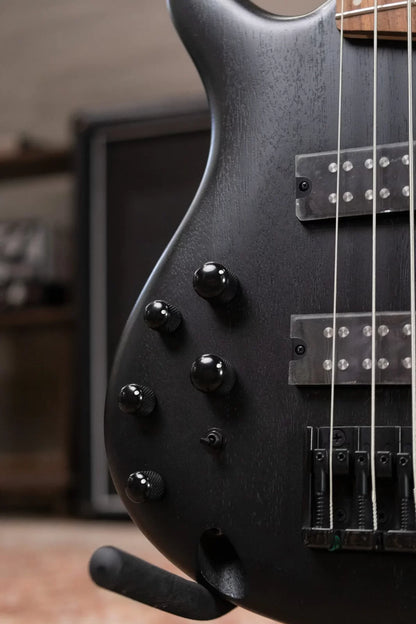 Ibanez SR300EBLWK Standard 4-String Electric Bass Left-Handed - Weathered Black