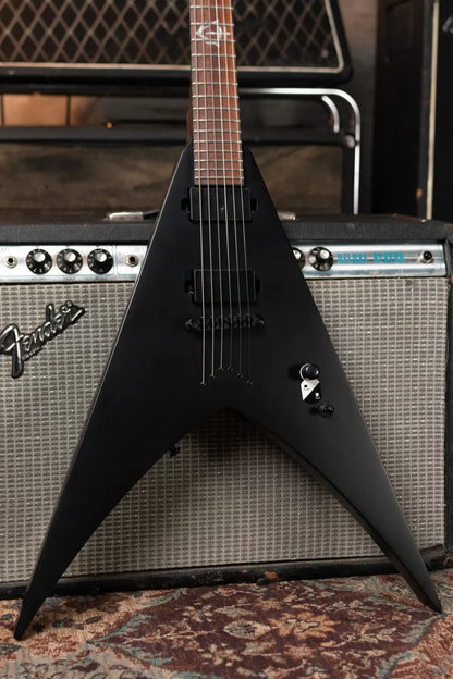 ESP LTD Nergal HEX-200 Signature Electric Guitar - Black Satin