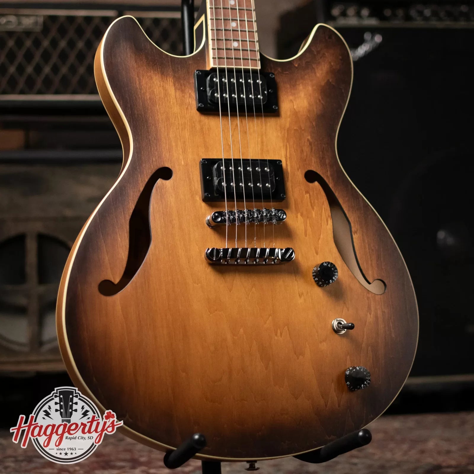 Ibanez AS53TF Artcore Semi-Hollowbody Electric Guitar - Tobacco Flat