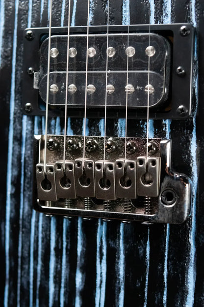 PRS SE Sandblasted CE 24 LTD - Sandblasted Blue with Gig Bag