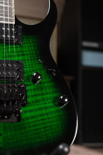 Ibanez GRG320FATEB GIO Electric Guitar - Transparent Emerald Burst