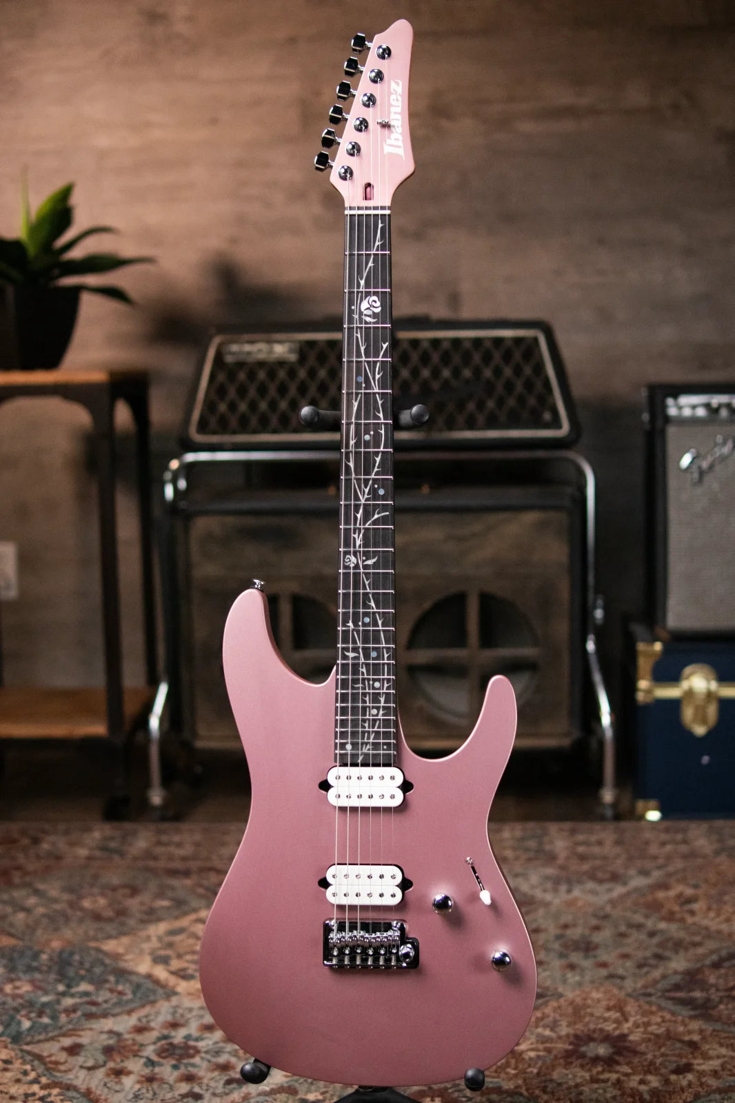 Ibanez TOD10MM Tim Henson Signature Electric Guitar - Metallic Mauve with Gig Bag