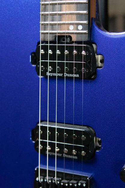 Jackson American Series Virtuoso HT, Streaked Ebony Fingerboard - Mystic Blue with Structured Soft Case - Demo