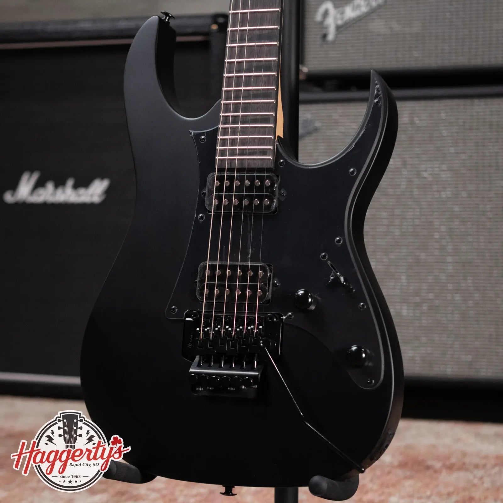 Ibanez GRGR330EXBKF GIO Electric Guitar - Black Flat