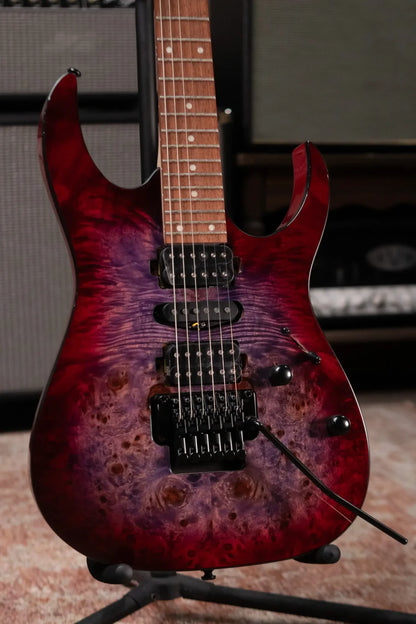 Ibanez RG470PBREB Electric Guitar - Red Eclipse Burst