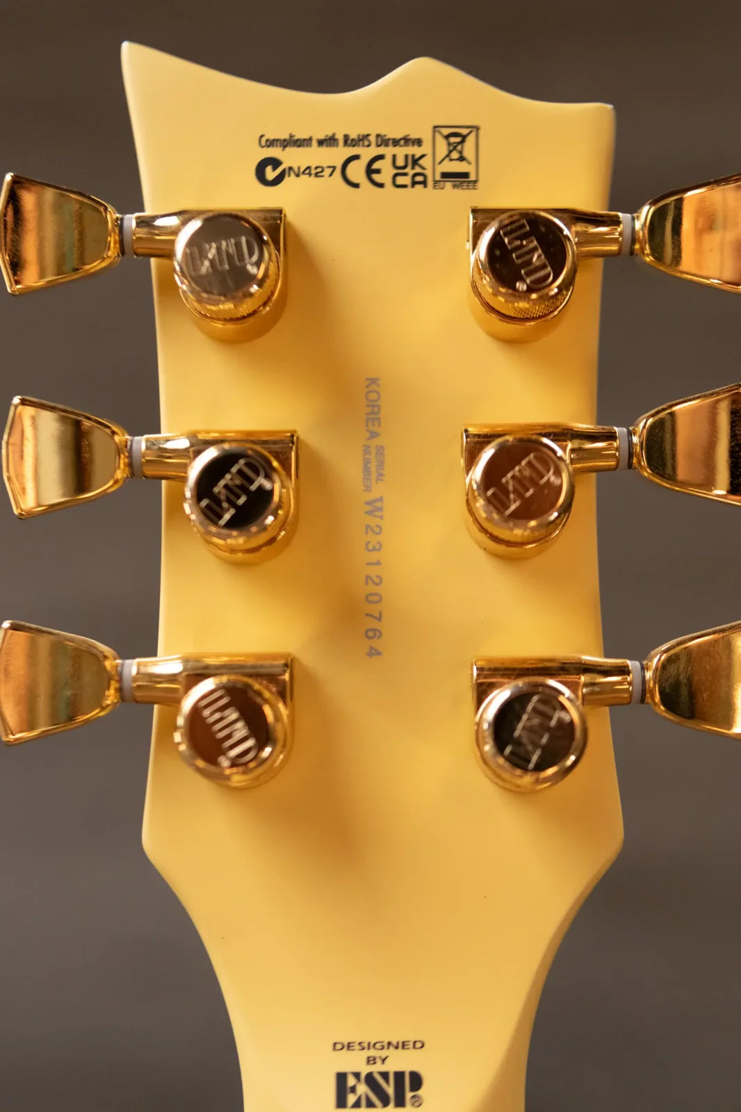 ESP LTD EC-1000T CTM Electric Guitar - Vintage Gold Satin