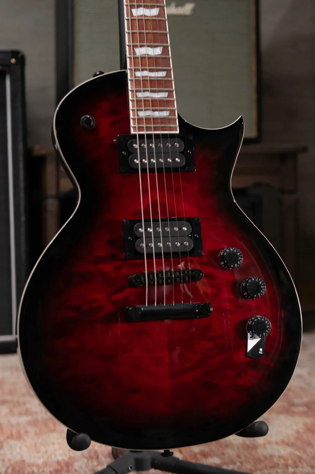ESP LTD EC-256 Electric Guitar - See Thru Black Cherry Sunburst