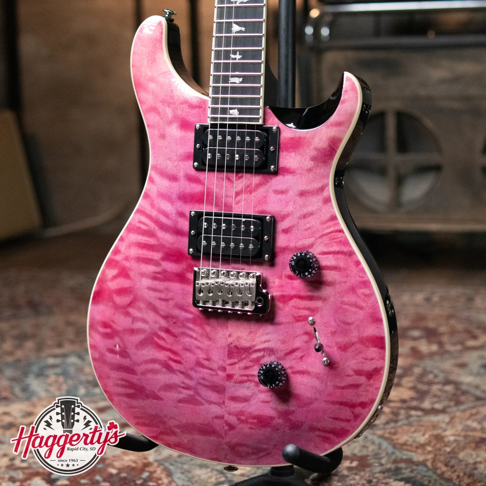 PRS SE Custom 24 - Quilted Violet with Gig Bag