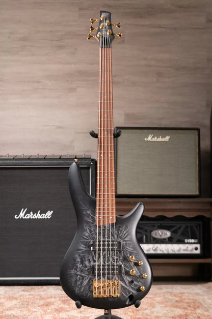 Ibanez SR305EDXBZM 5-String Electric Bass - Black Ice Frozen Matte