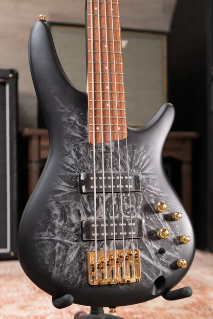 Ibanez SR305EDXBZM 5-String Electric Bass - Black Ice Frozen Matte