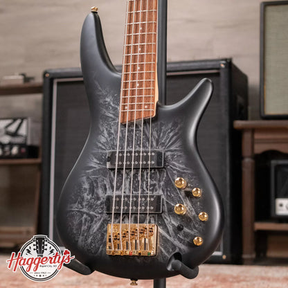 Ibanez SR305EDXBZM 5-String Electric Bass - Black Ice Frozen Matte