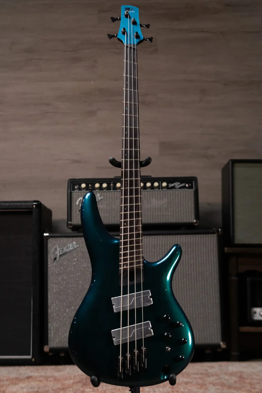 Ibanez Bass Workshop SRMS720BCM 4-String Multi-Scale Bass Guitar - Blue Chameleon
