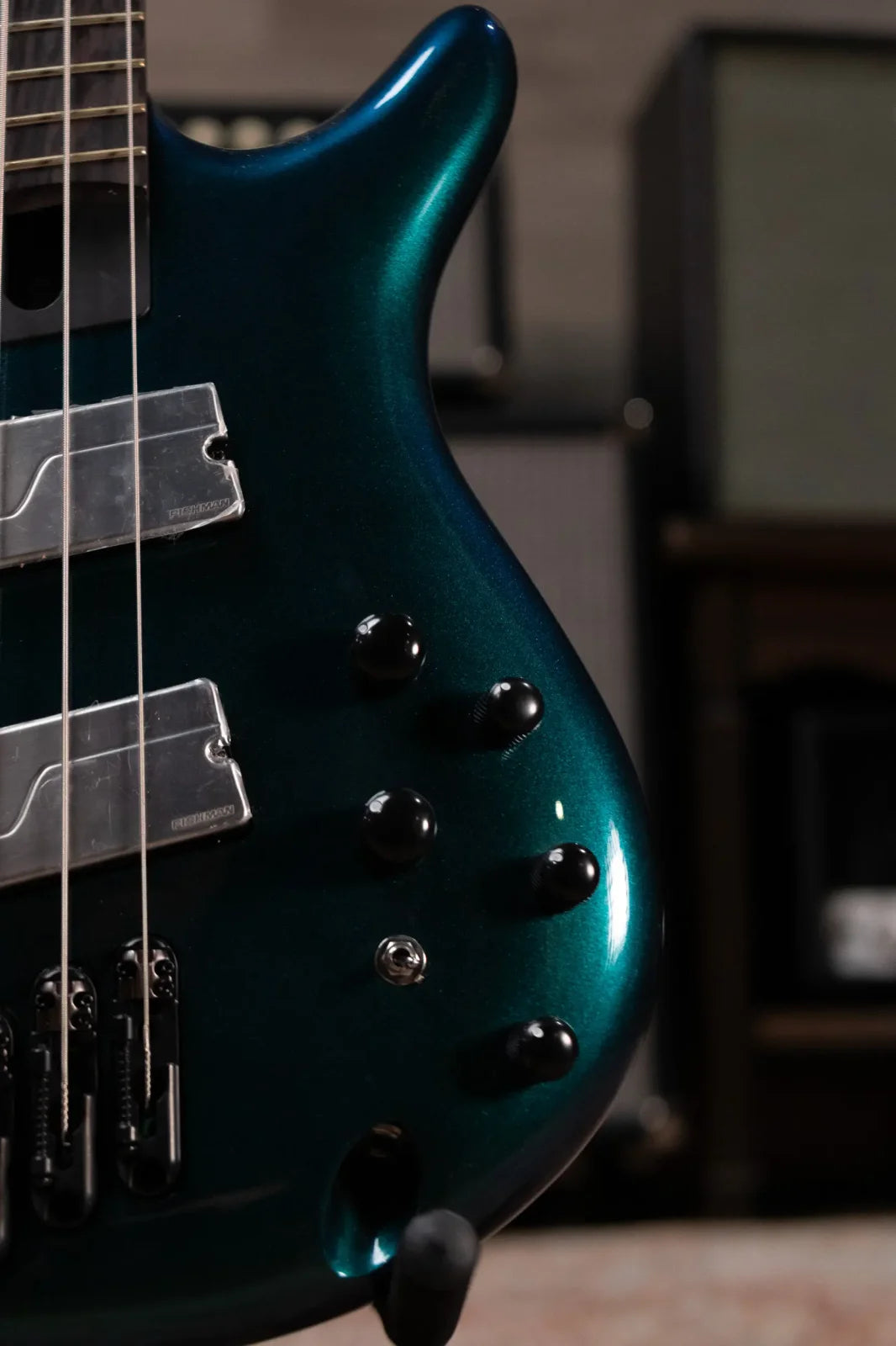 Ibanez Bass Workshop SRMS720BCM 4-String Multi-Scale Bass Guitar - Blue Chameleon