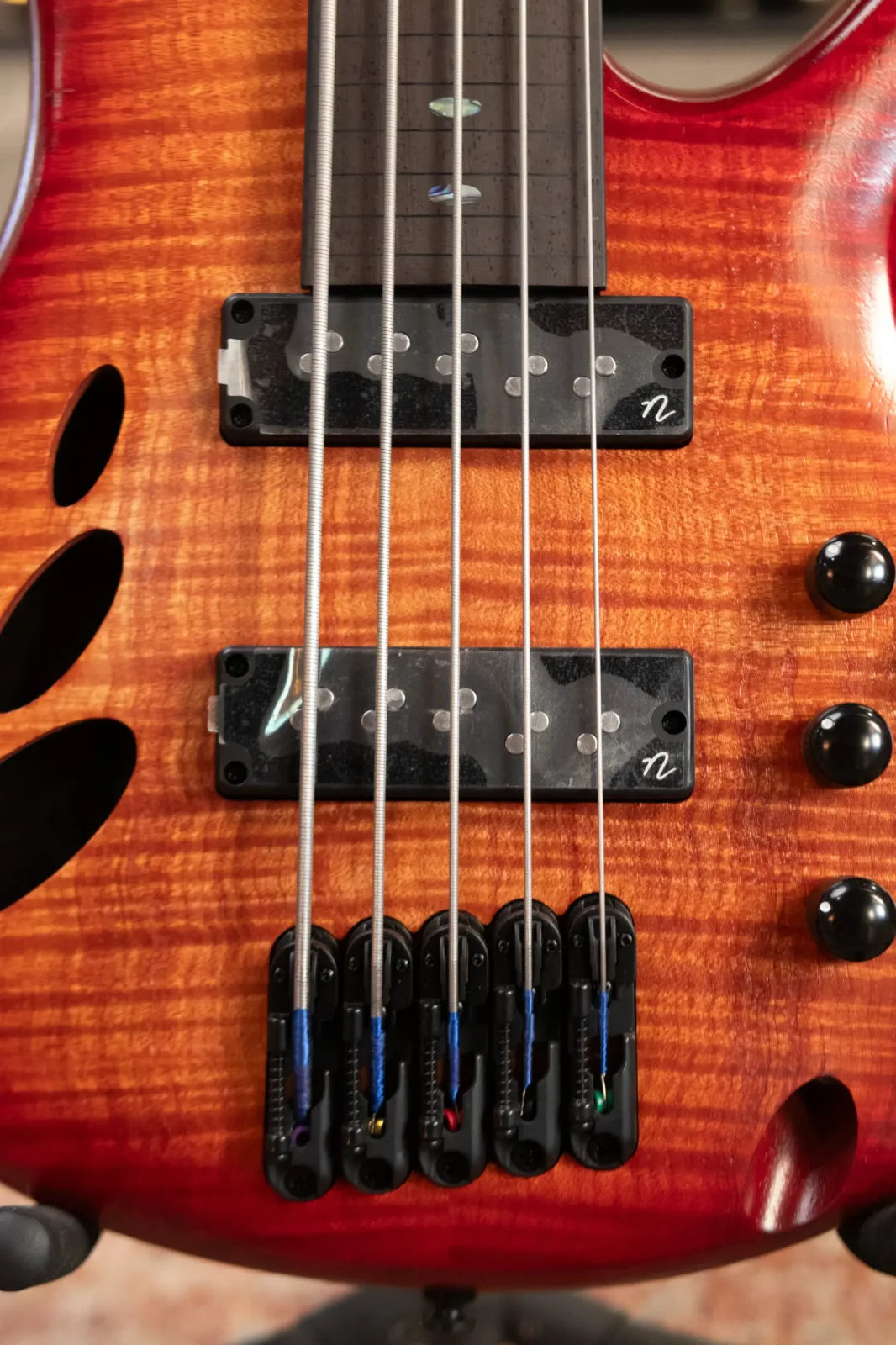 Ibanez SRD905FBTL 5-String Fretless Electric Bass Guitar - Brown Topaz Burst Low Gloss