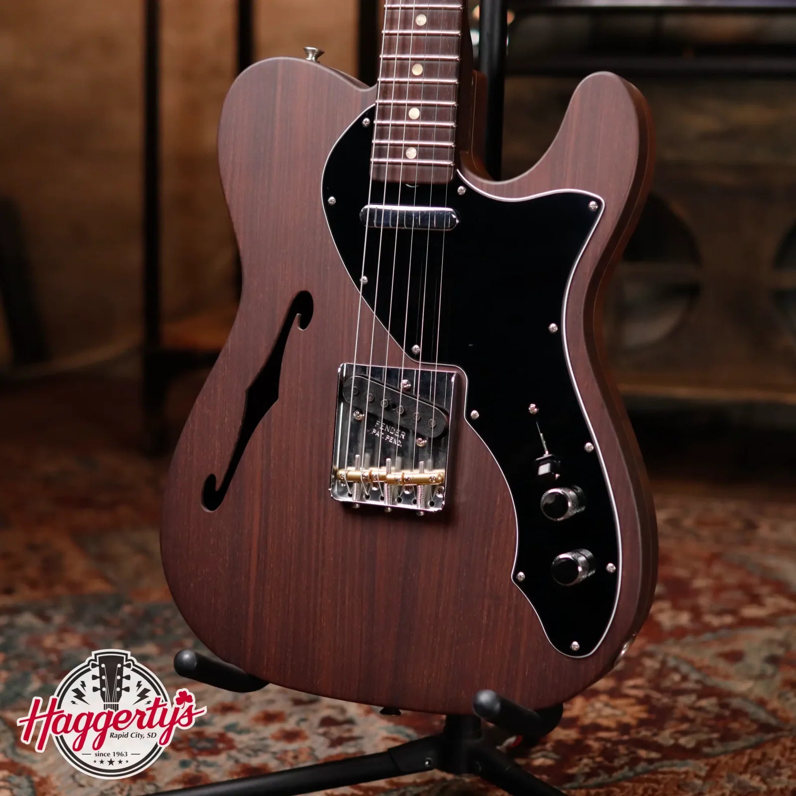 Fender Custom Shop S21 LTD Rosewood Thinline Telecaster - Natural with Hardshell Case