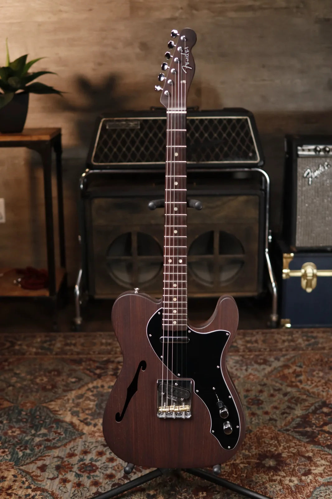 Fender Custom Shop S21 LTD Rosewood Thinline Telecaster - Natural with Hardshell Case