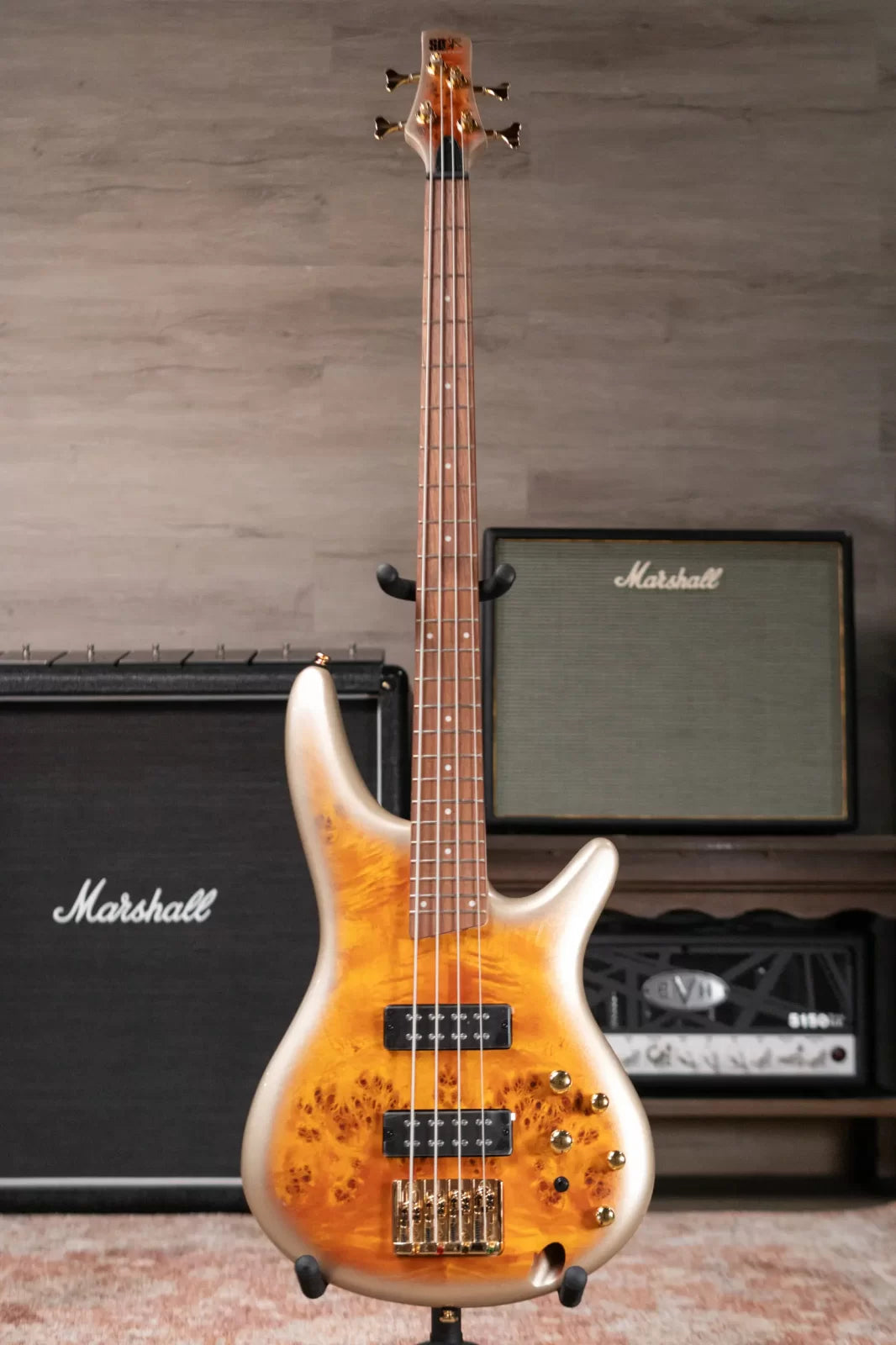 Ibanez SR400EPBDXMGU 4-String Electric Bass - Mars Gold Metallic Burst
