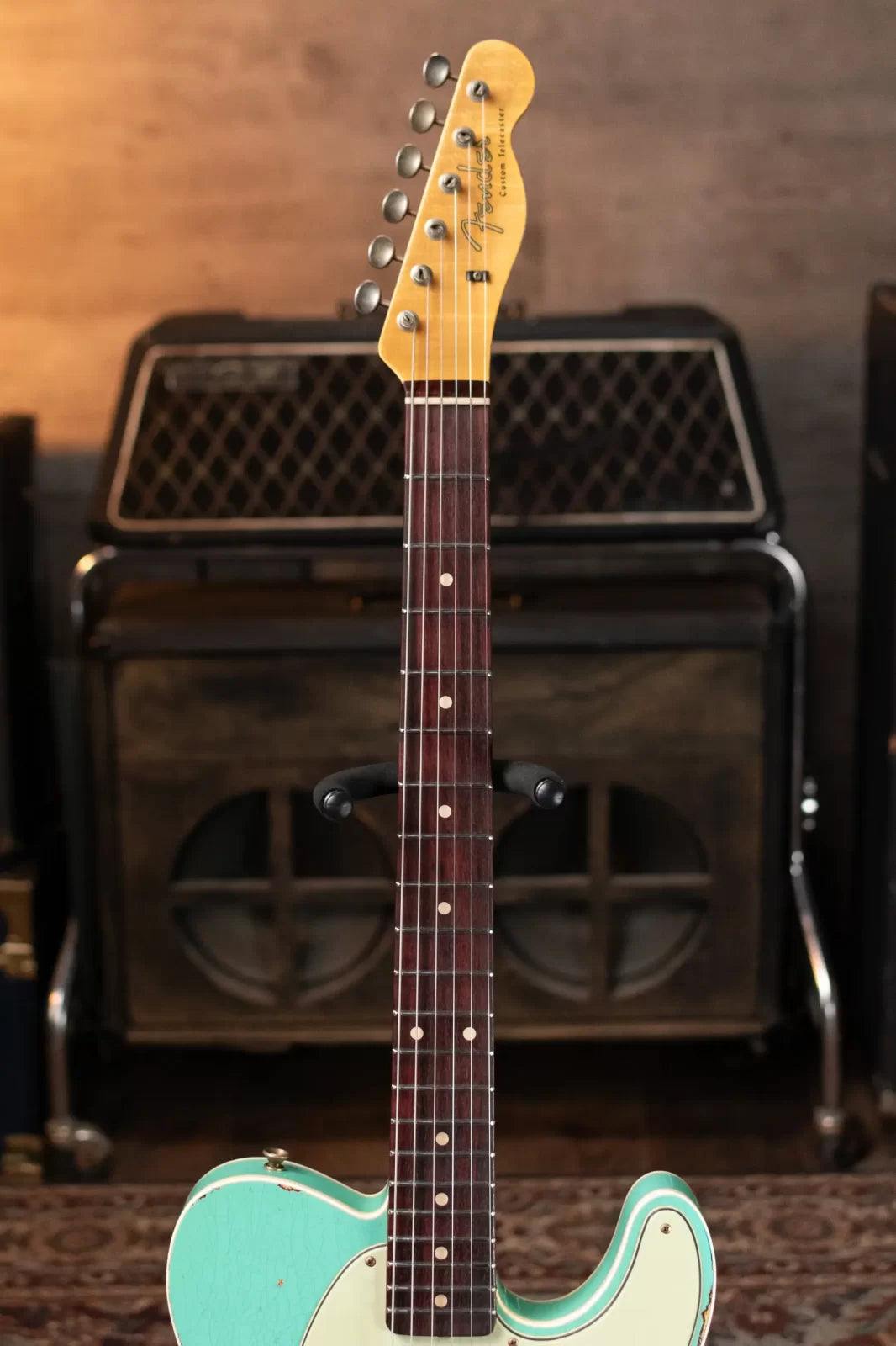 Fender Custom Shop LTD 1960 Telecaster Heavy Relic - Aged Sea Foam Green/3-Tone Sunburst with Hardshell Case