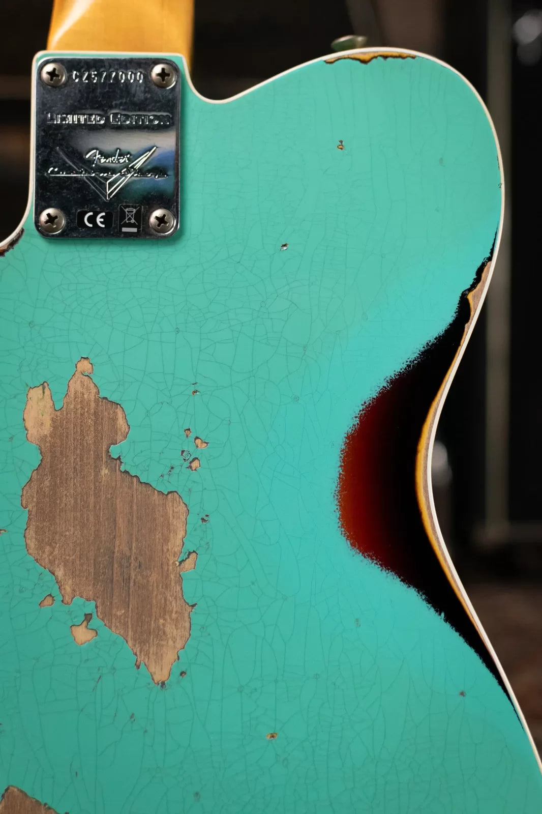 Fender Custom Shop LTD 1960 Telecaster Heavy Relic - Aged Sea Foam Green/3-Tone Sunburst with Hardshell Case