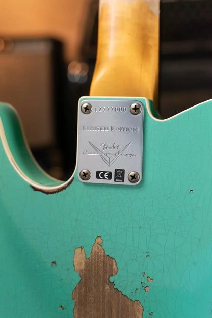 Fender Custom Shop LTD 1960 Telecaster Heavy Relic - Aged Sea Foam Green/3-Tone Sunburst with Hardshell Case