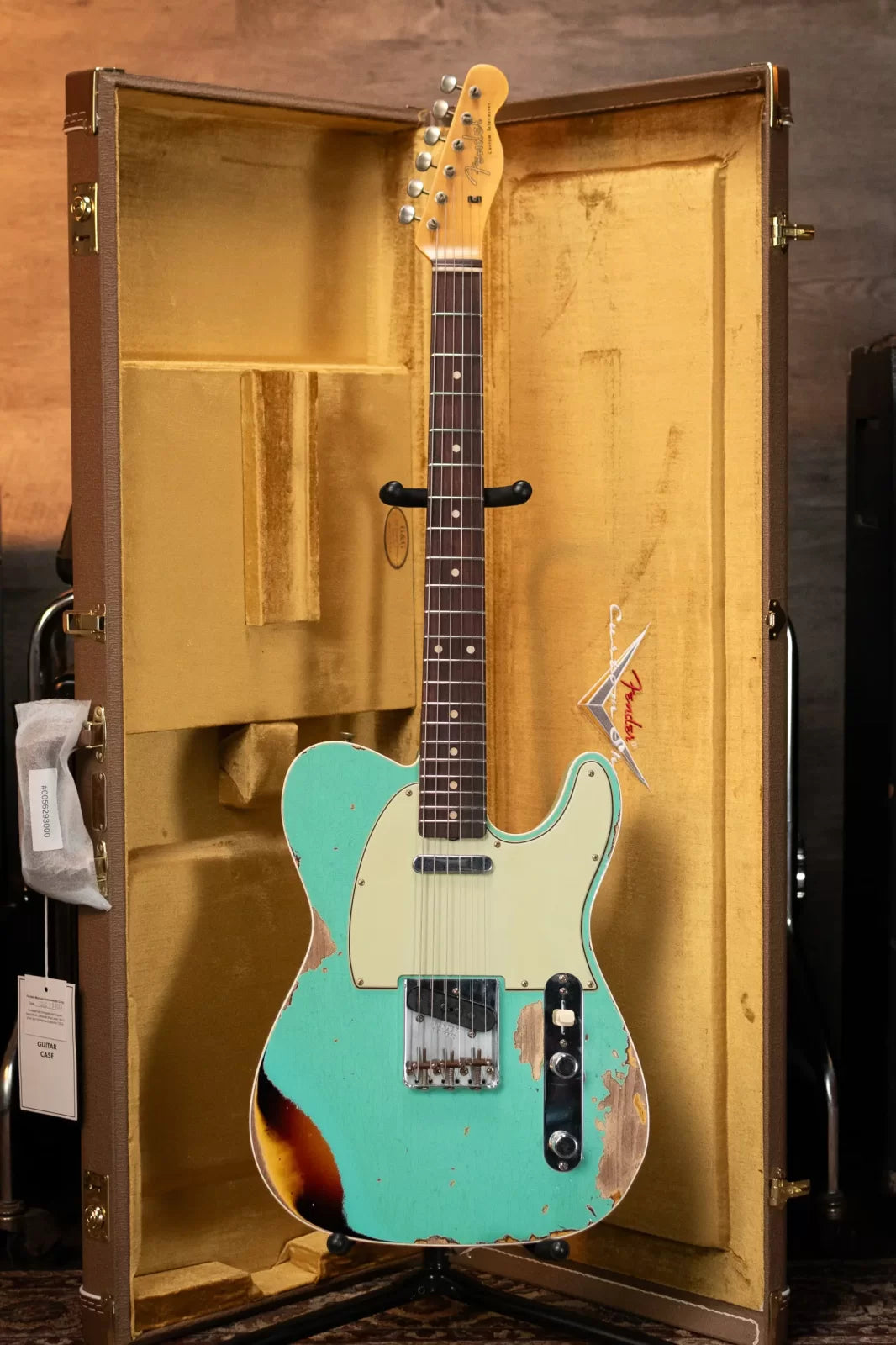 Fender Custom Shop LTD 1960 Telecaster Heavy Relic - Aged Sea Foam Green/3-Tone Sunburst with Hardshell Case