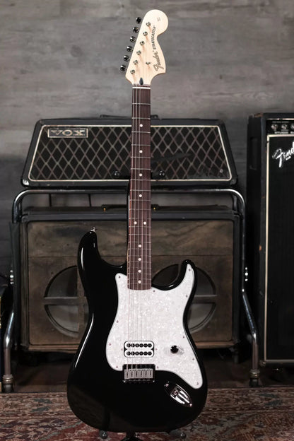 Fender Limited Edition Tom DeLonge Stratocaster Electric Guitar - Black with Deluxe Gig Bag