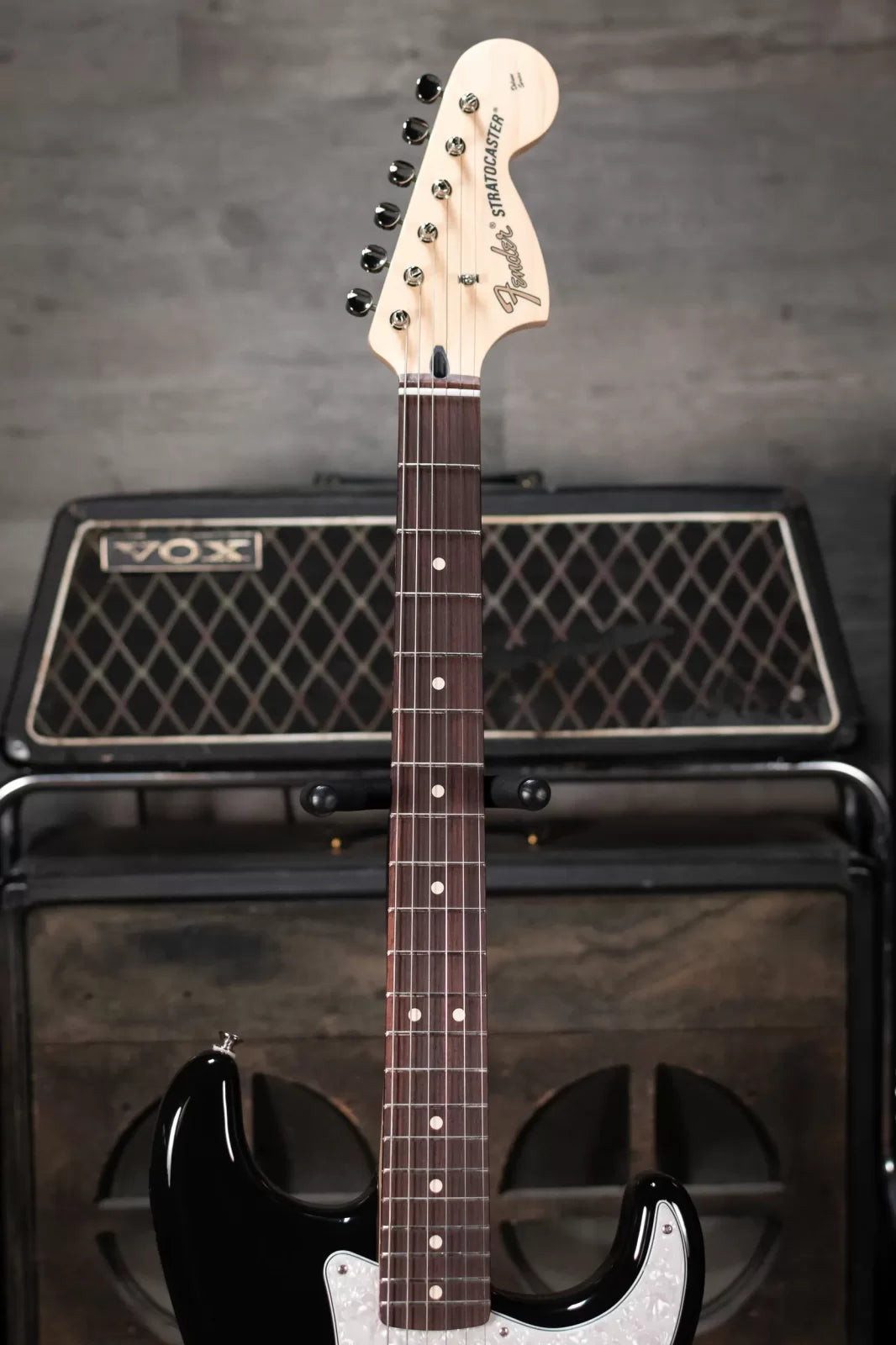 Fender Limited Edition Tom DeLonge Stratocaster Electric Guitar - Black with Deluxe Gig Bag