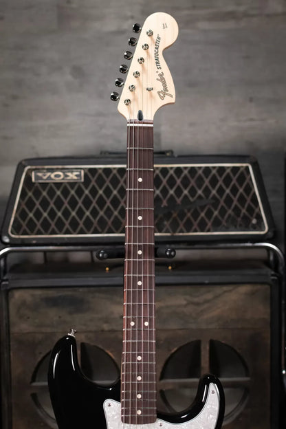 Fender Limited Edition Tom DeLonge Stratocaster Electric Guitar - Black with Deluxe Gig Bag