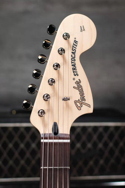 Fender Limited Edition Tom DeLonge Stratocaster Electric Guitar - Black with Deluxe Gig Bag