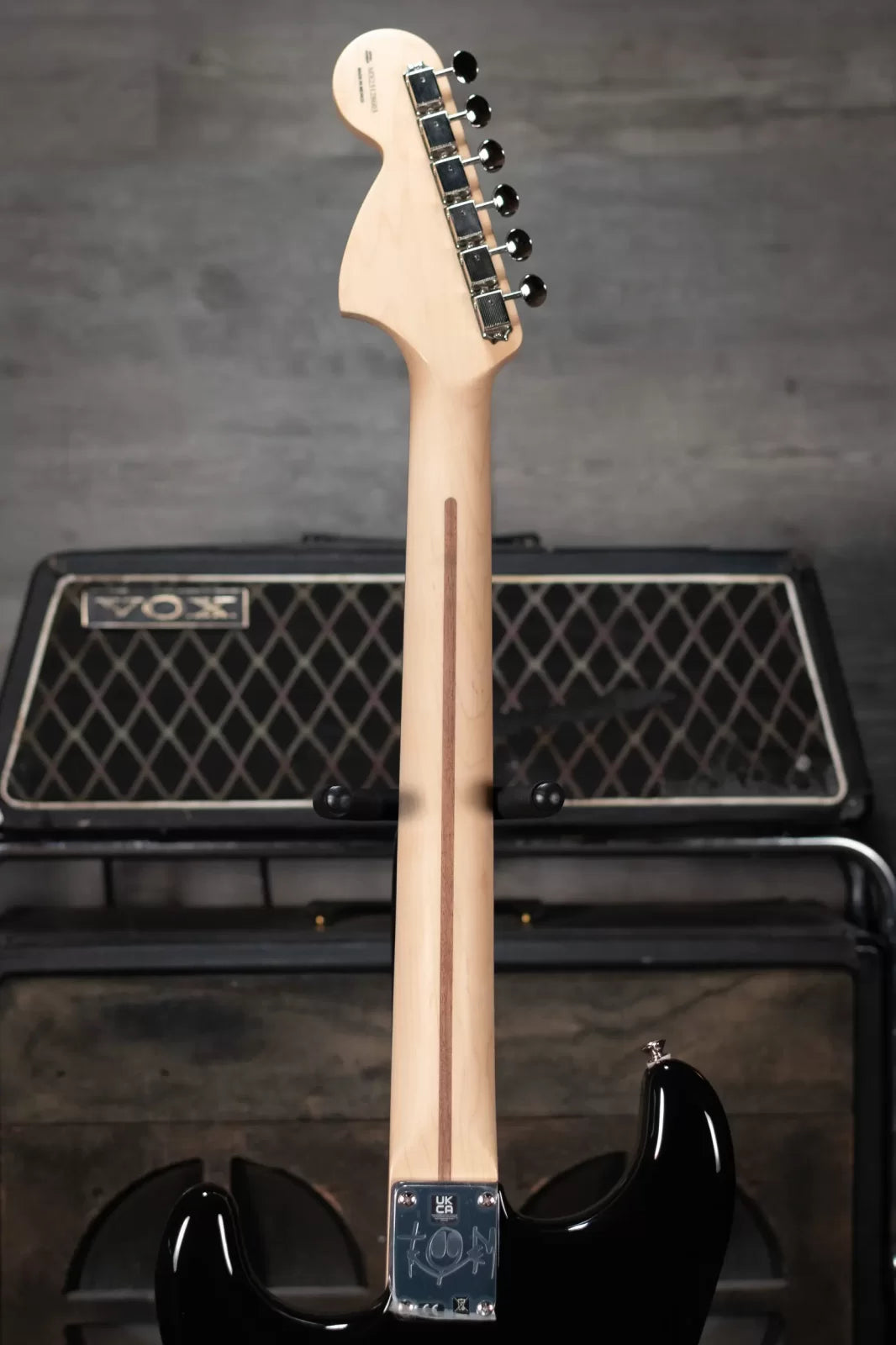 Fender Limited Edition Tom DeLonge Stratocaster Electric Guitar - Black with Deluxe Gig Bag