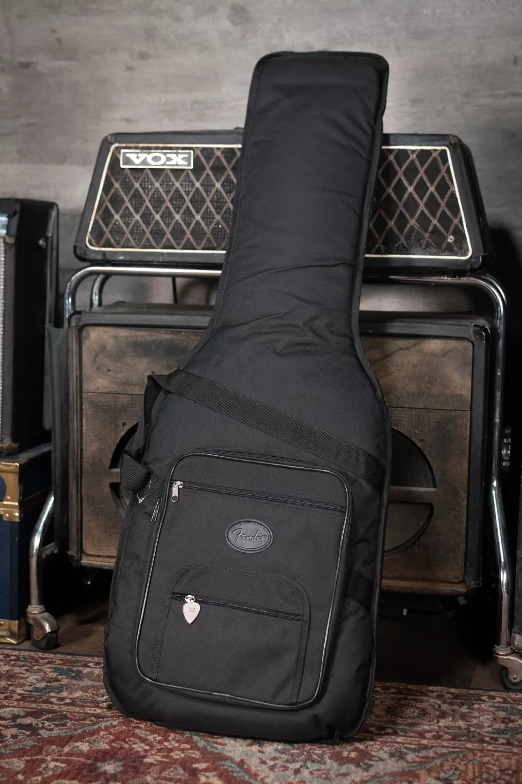 Fender Limited Edition Tom DeLonge Stratocaster Electric Guitar - Black with Deluxe Gig Bag