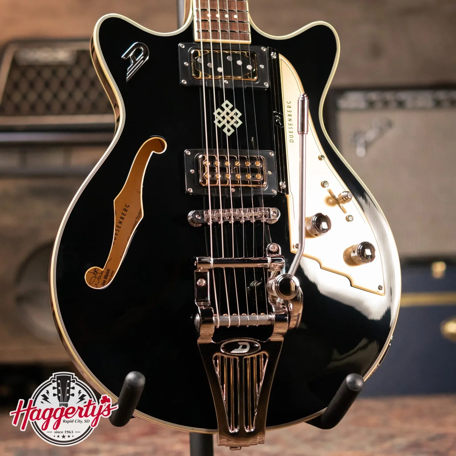 Duesenberg Joe Walsh Signature - Black with Hardshell Case