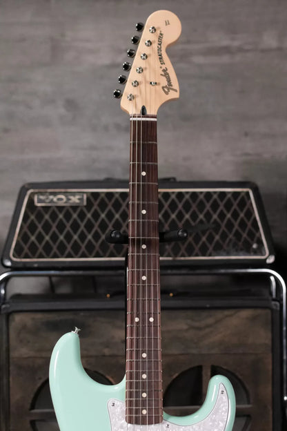 Fender Limited Edition Tom DeLonge Stratocaster Electric Guitar - Surf Green with Deluxe Gig Bag
