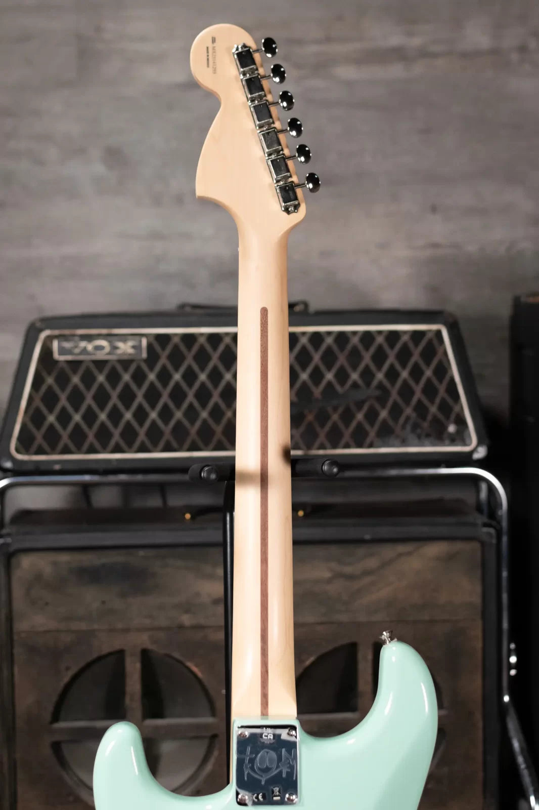Fender Limited Edition Tom DeLonge Stratocaster Electric Guitar - Surf Green with Deluxe Gig Bag