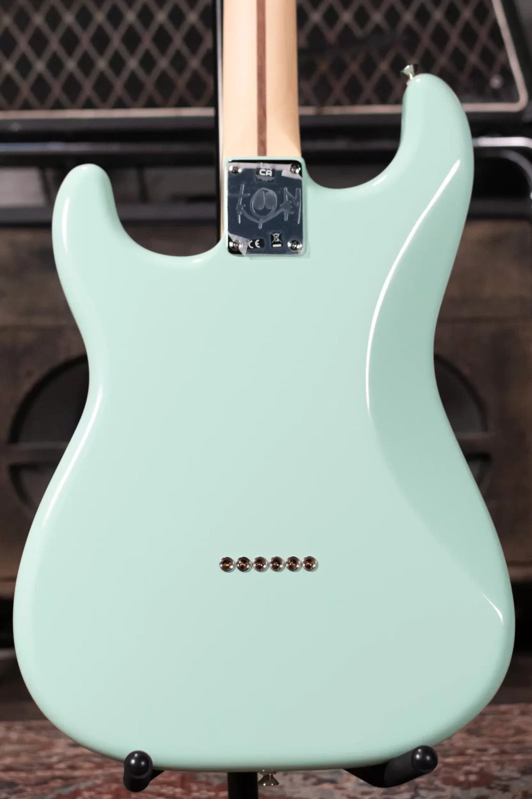 Fender Limited Edition Tom DeLonge Stratocaster Electric Guitar - Surf Green with Deluxe Gig Bag