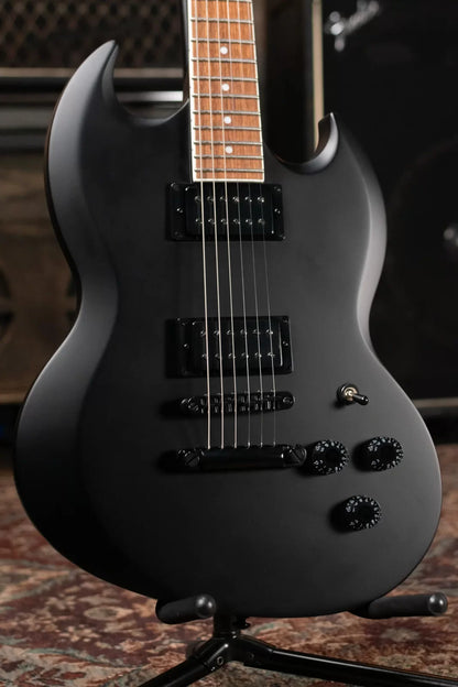 ESP LTD VOLSUNG-200 Electric Guitar - Black Satin